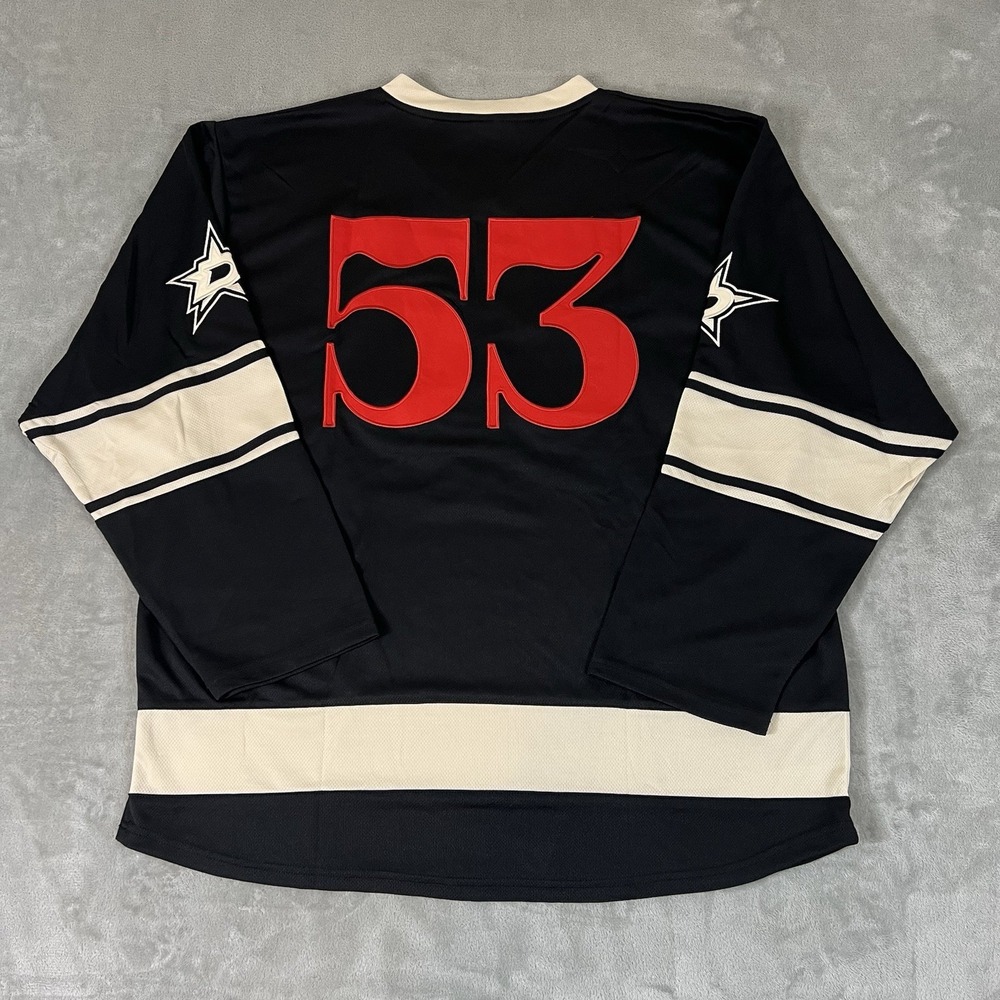 Dallas Stars Rangers City Connect Johnston Peagle Hockey Jersey Mens Sz XL #53 - Picture 8 of 8
